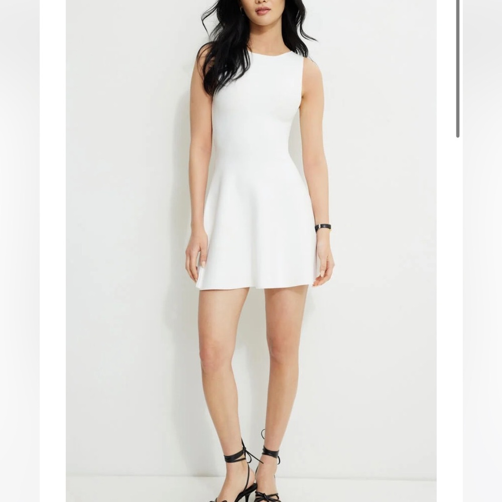 Dynamite Penelope Boat Neck Mini Sweater Dress